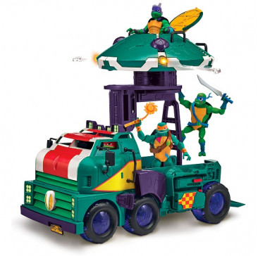 Машинка Танк Turtles Черепашек-ниндзя с фигуркой Майки, серия Rotmnt, 82521