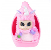 Плюшевый Bush baby world 1 TOY "Пушастики" - Единорог Ула с коконом Т16318