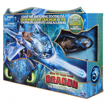 Фигурка Dragons Дракон Беззубик дышит огнем Spin Master