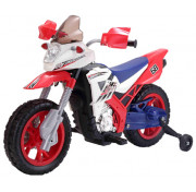 Мотоцикл на аккумуляторе Trike. Цвет красный с синим