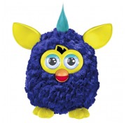 Интерактивная игрушка Ферби, сине-жёлтый с хохолком теплая волна Furby