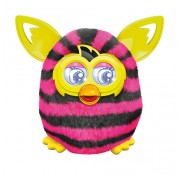 Ферби Бум на русском языке, интерактивная игрушка Furby Boom розовый в полоску Hasbro