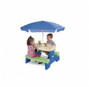 Стол с двумя скамейками и зонтом Литл Тайкс (Little Tikes)