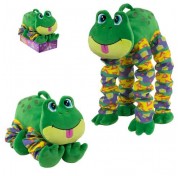 Мягкая функциональная игрушка Пружиножки Лягушка со звуком, Т13881 1TOY