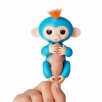 Интерактивная обезьянка на палец Борис, синяя, 12 см 3703A Fingerlings оригинал