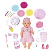 Baby born Zapf Creation 824-054 Бэби Борн Кукла Интерактивная Нарядная, 43 см