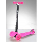 Самокат складной Triumf Active Maxi Flash Plus SKL-07CL, pink, со светящимися колесами