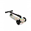 Самокат складной Triumf Аctive Maxi Flash Plus Print SKL-07CLP, Butterfly, со светящимися колесами