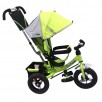 Трехколесный велосипед SAFARI TRIKE с ручкой, надувные колеса 12/10, зеленый