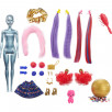 Набор Barbie Кукла из серии Блеск Сменные прически в непрозрачной упаковке (Сюрприз) HBG40 Кукла Барби модные преображения