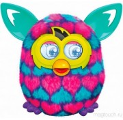 Ферби Бум на русском розовые и голубые сердечки Furby Boom Hasbro A6118