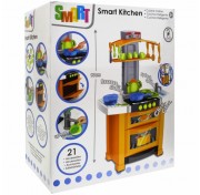 Электронная детская кухня Smart HTI с водой и 21 аксессуарами (светом и звуком) 90 см