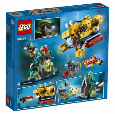 Конструктор LEGO City Океан: исследовательская подводная лодка 60264