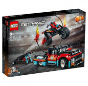 Конструктор LEGO Technic 42106 Шоу трюков на грузовиках и мотоциклах 610 деталей