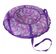 Тюбинг SnowDream Glamour NEW Maxi 100, с камерой, цветы gl-100n-ц