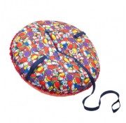 Тюбинг SnowDream Glamour NEW Mini 80, с камерой, смайлы gl-80n-с