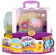 Интерактивная мышка Little Live Pets 28151 в клетке-переноске Moose