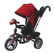 Трехколесный детский велосипед TRIKE Formula-4 (12"/10", надувные, муз. панель) FA4R, красный