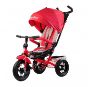 Трехколесный велосипед Fisher Price HF9 с поворотным сиденьем, красный, надувные колеса 12/10