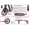 Городской самокат Y-Scoo RT 230 Slicker NEW Technology, red