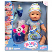 Кукла-мальчик Baby born (Бэби Борн) 822-012 Интерактивная, 43 см  Soft Touch